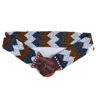 Ceinture perlée extensible multicolore pour femmes, accessoires de mode, style Bali, marque Budivis, taille 70-75 cm