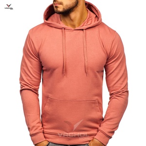 OEM Personnalisé de Haute Qualité Sweatshirts à Capuche pour Hommes Brodé Polaire Tricoté Armure Uni Grande Taille Anti-rétrécissement Vente en Gros - Product Image 5