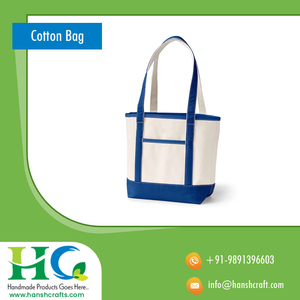 Wholesale Cotton Canvas Zipper Tote | Eco Friendly Reusable Shopping <b>Bag</b> with Front Pocket Premium Daily Carry <b>Bag</b> Plus Stylish - Product Image 6