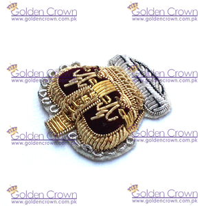 ตรามงกุฎทองและเงินแบบสั่งทำ3D โลโก้ปักด้วยมือสำหรับตกแต่งเครื่องแบบ - Product Image 6