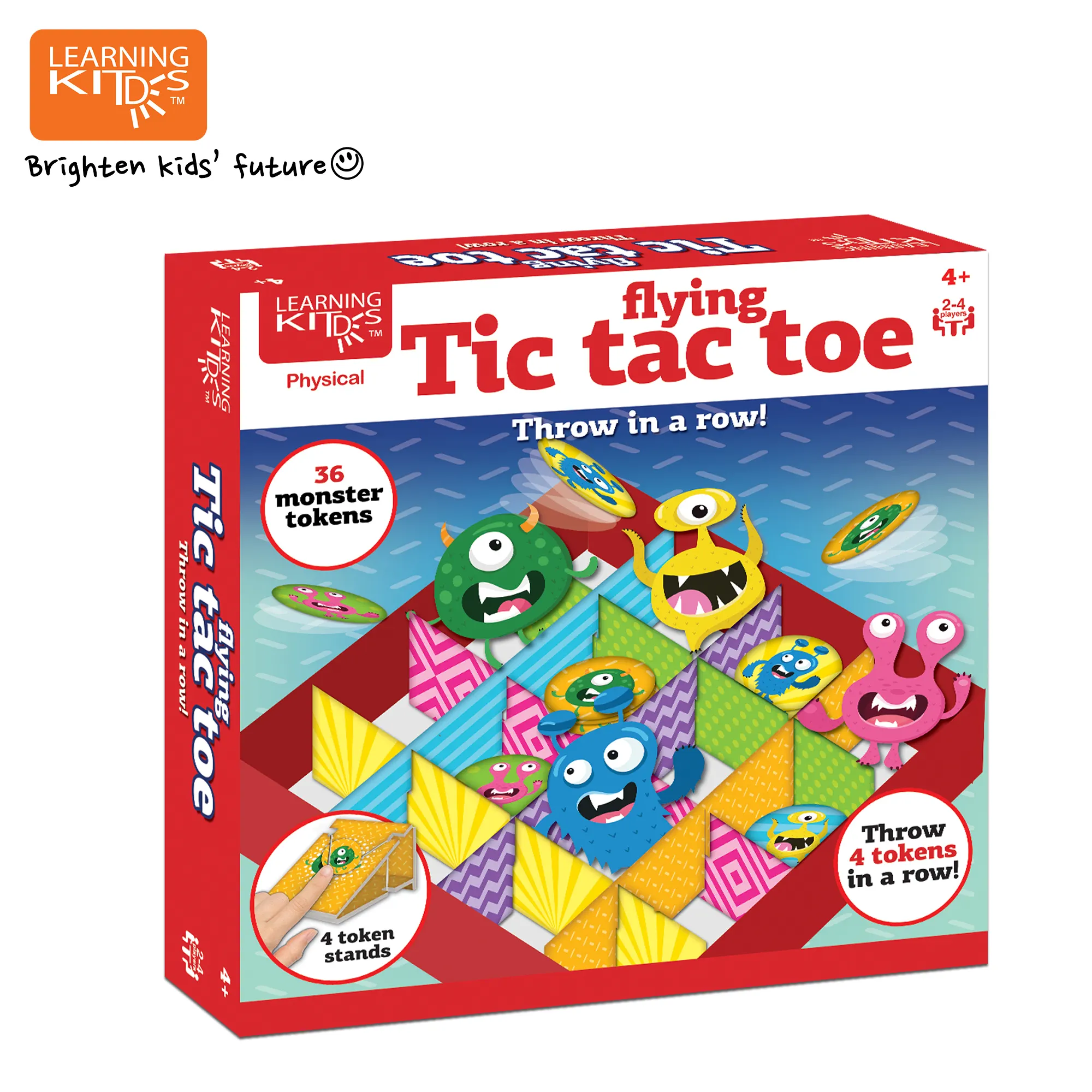 Tic tac toe Children Educational funny Board Games DIY Customized Kid Toys Learning Child