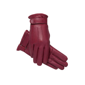 Gants équestres révolutionnaires en cuir pour l'hiver, équipement sportif de sécurité de course de pointe OEM - Product Image 5