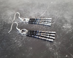 Beaded Earrings / Seed Bead Earrings / Handmade Earrings / Boho Earrings / Ombre Earrings / Bohemian Earrings / Boho Jewelry / <b>9</b> - Product Image 1