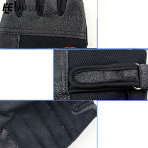 Wholesale Custom Half Finger Leather Unisex <b>Weight</b> Lifting Gym <b>Gloves</b> Durable & Breathable Sports - Product Image 4