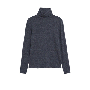 T-shirt femme manches longues OEM 2021 Automne Hiver, col rond, coupe ample, coton, taille unique, avec design personnalisé - Product Image 6