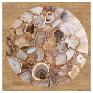 Handmade Natural Agate <b>Stone</b> <b>Table</b> <b>Top</b> - Product Image 1