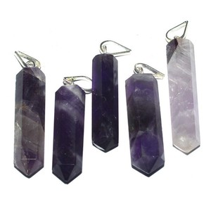 With Good Quality of Amethyst Pencil Pendants : Amethyst Pencil Pendants for Sale - Product Image 1