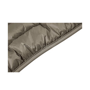 Veste matelassée à manches longues d'hiver tendance, taille plus, avec col montant, logo frontal, rembourrage en fibre de polyester - Product Image 6