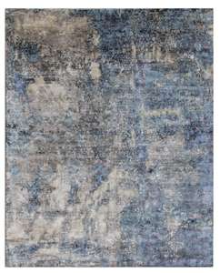 ASTRATTO DISEGNO FATTO A MANO di BAMBÙ <span class=keywords><strong>TAPPETO</strong></span> DI SETA 2021 - Product Image 6