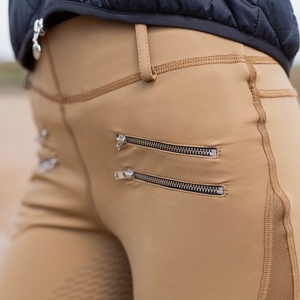 PIHA SPORTS Summer Ladies Riding Leggings Premium Comfortable Pull-On Sticky <b>Bum</b> Anti-Bacterial Breathable Spandex/Polyester - Product Image 4