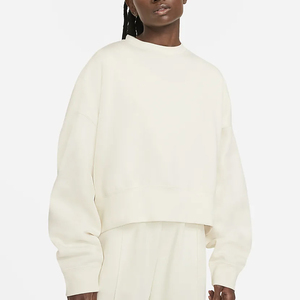 OEM 2026 Sweat-shirt à manches longues de haute qualité, col rond, uni, vêtements streetwear pour femmes, sweat-shirt personnalisé à manches longues - Product Image 1