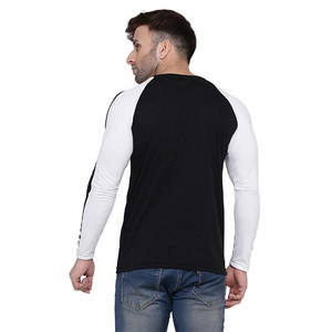 Venta al por mayor de los hombres de verano de gran tamaño 100% algodón camiseta personalizada de secado rápido Casual de manga larga de diseño de secado rápido camiseta en blanco - Product Image 6