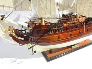 USS BONHOMME-modelo de nave de madera, modelo de artesanía - Product Image 4