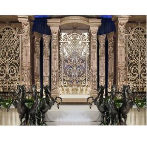 Decoración de Escenario para Bodas Nigerianas, Decoración de Escenario para Recepción de Bodas, Decoración de Escenario de Lujo para Bodas - Product Image 1