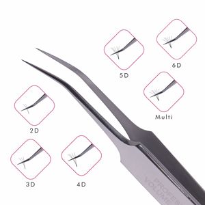 แหนบต่อขนตาจมูกเข็มสเตนเลส,แหนบต่อขนตา12มม. 35องศาฉลากส่วนตัวแหนบต่อขนตาแบบมืออาชีพ - Product Image 2