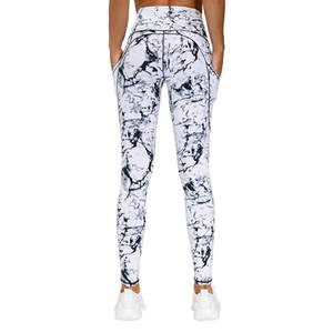 Ensemble de Yoga pour femmes, tenue personnalisée, taille haute, grande taille, Fitness, pantalon avec poche, vente en gros, - Product Image 1