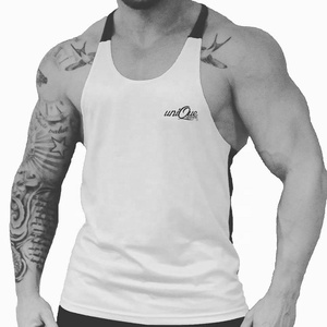 Hot Selling Tank Tops <b>Men's</b> Bodybuilding Custom Logo <b>Man</b> Gym <b>Stringer</b> Wholesale <b>Stringers</b> <b>Vest</b> - Product Image 6