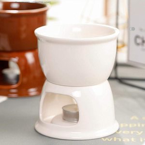 Juego de ollas de fundición de porcelana Premium, juego de Fondue para Chocolate, queso y <span class=keywords><strong>Tapas</strong></span> - Product Image 4
