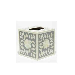 Caja de pañuelos con incrustaciones de hueso, diseño creativo, tamaño personalizado y decoración de mesa con caja de pañuelos personalizada, piezas de la mejor calidad - Product Image 3