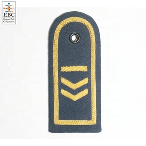 OEM Epaulettes de hombro bordados de PVC rígido con rayas, suaves, para piloto, aviación, personal y tripulación, parche bordado - Product Image 5