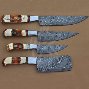 8pcs Damascus Kitchen <b>Knives</b> <b>Set</b> Gift Box Chef Slicing Utility Paring <b>Knife</b> Japanese VG10 Steel G10 Handle <b>Sharp</b> - Product Image 3