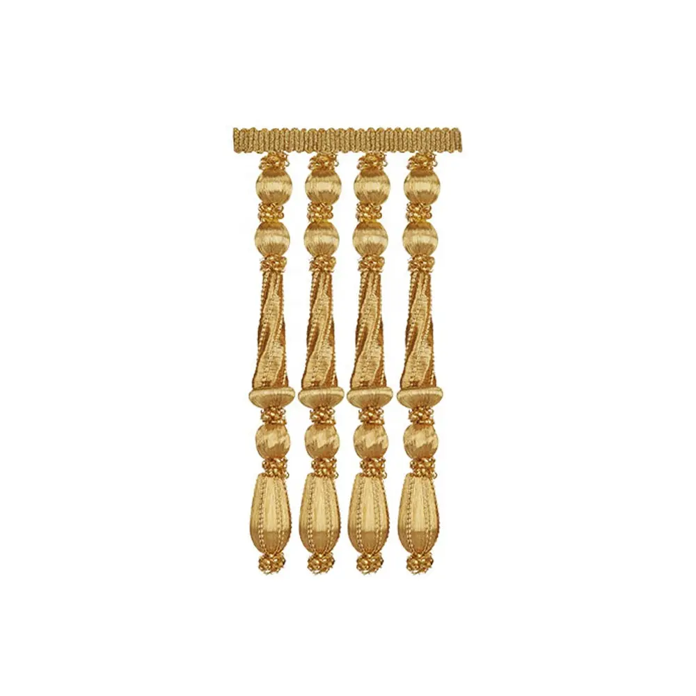 Entrefino gold brother fringes fringe tassel high quality ,ceremonial, decoration, Beaded,Home, Dress