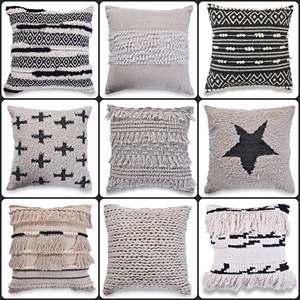 Home Decorative Woven Pillow case best selling Bohemian <b>cushion</b> cover at best Price Cotton Throw Pillow Cover - Product Image 4