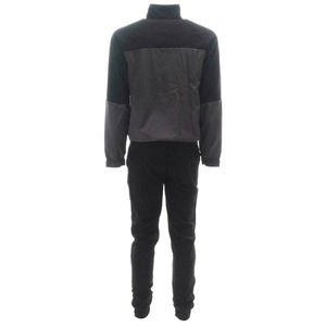 Traje de chándal 100% poliéster para adultos, ropa informal de Color gris y negro - Product Image 3