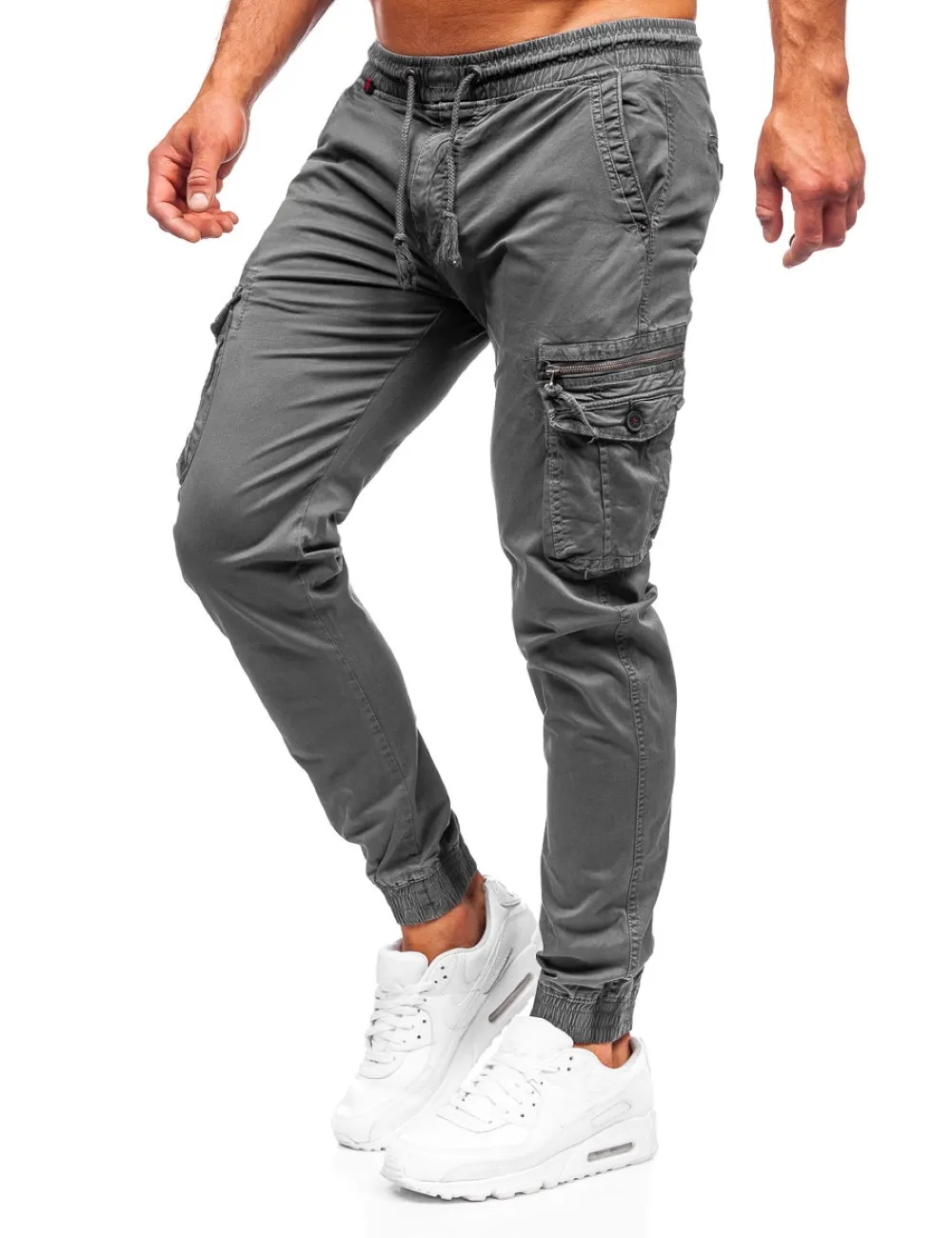 Cargo Pants For Men Cargo Trouser Joggers Grey Color Customized Design High Quality 100% Cotton Fabric