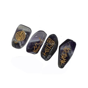 Supplier of Natural Amethyst Tumbled Reiki Set : Natural Amethyst Tumbled Reiki Set For Sale - Product Image 1