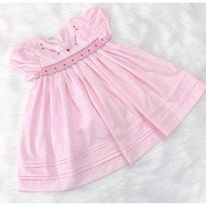 Robe pour filles Vêtements pour bébés Robes smockées d'été pour enfants Robes smockées pour filles Fabriquées au Vietnam - Product Image 2