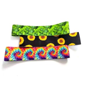 Bandas Elásticas ajustables de látex para Fitness, bandas de resistencia de tela larga para gimnasio, accesorios de Fitness - Product Image 3