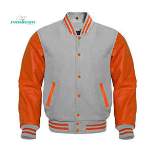 OEM último diseño hombres béisbol Varsity chaqueta/Letterman personalizar bordado Impresión digital logo Varsity chaqueta - Product Image 5