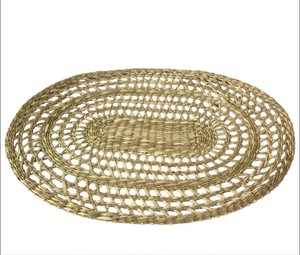 Venta al por mayor de manteles individuales de rafia de algas marinas vintage sostenibles con flecos duraderos y almohadillas de Vietnam - Product Image 6