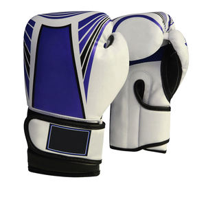 ที่มีคุณภาพสูงที่กำหนดเองโลโก้มวยคู่ที่กำหนดเอง PU หนังพิมพ์การฝึกอบรมคู่ - Product Image 5