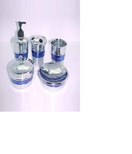 Pure mettle <b>Bathroom</b> <b>Accessory</b> <b>Set</b> with Bath <b>Accessories</b> <b>Set</b> Includes Soap Dispenser, Toothbrush Holder, Soap Dish - Product Image 1