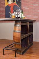 Bar/Armoire à vin vintage à double baril