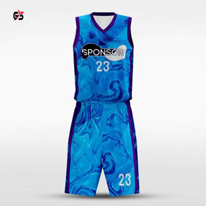 Uniforme de basket-ball haut de gamme, ensemble short de sport unisexe, vêtements en tissu 100% Polyester avec impression personnalisée de haute qualité - Product Image 6