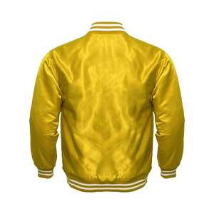 Varsity Letterman Bomber Retro Vintage Baseball Satin <b>Jacket</b> - Product Image 2