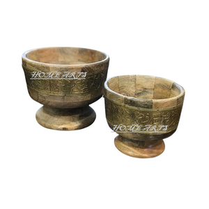 ชุดกล่องเสิร์ฟน๊อตไม้3ชิ้นพร้อมฝาหินอ่อนและถาดไม้ทรงกลมสำหรับกำจัดวัชพืชใช้เป็นของขวัญ - Product Image 5