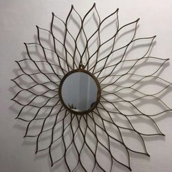 Trend Selling Iron <b>Mirror</b> Art <b>Irregular</b> Circular Living Room Metal Frame Wall <b>Mirror</b> Decor Christmas Vintage Luxury Space Casual - Product Image 4