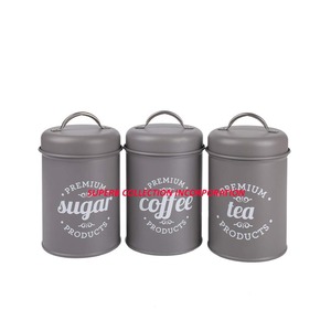 Nuevo diseño de almacenamiento de hierro gris cocina de Metal personalizada recipiente usado Venta caliente de alta calidad Venta directa de fábrica india en gran oferta - Product Image 1