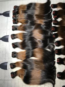 Cheveux bruts vietnamiens de qualité supérieure cheveux humains vietnamiens vierges 2 tons couleur pour femmes noires - Product Image 5