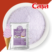 Polvo para Helado de Taro con Certificación HALAL, Mezcla de Polvo para Helado Suave con Sabor a Taro