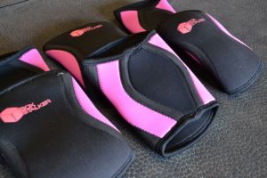 Genouillères de compression en coton tricoté personnalisées pour le crossfit, la course à pied et les sports - Product Image 2