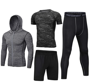 Ropa de gimnasio para hombre, cómoda, deportiva, de secado rápido, con logo personalizado, conjuntos de entrenamiento - Product Image 1