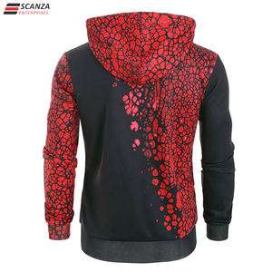 Sudaderas con capucha impresas en 3D personalizadas para hombres Sudaderas de moda personalizadas Hechas de lana de algodón para promociones de invierno OEM - Product Image 3
