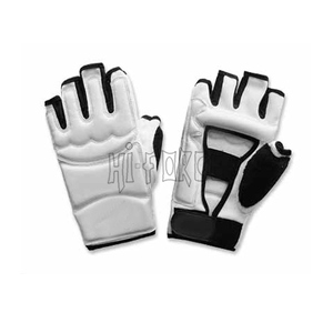 Gants de sparring Taekwondo approuvés par WTF Protecteur de main sans doigts en cuir PU Garde de combat et d'arts martiaux - Product Image 1