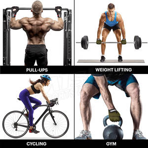 Gants de sport antidérapants personnalisables de conception sans doigts pour l'haltérophilie et l'entraînement en salle de sport pour la musculation - Product Image 6