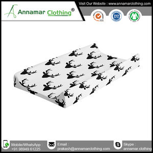 Housse tampon à langer, en coton, imperméable et respirant, Design personnalisé, matelas à langer pour bébé - Product Image 6